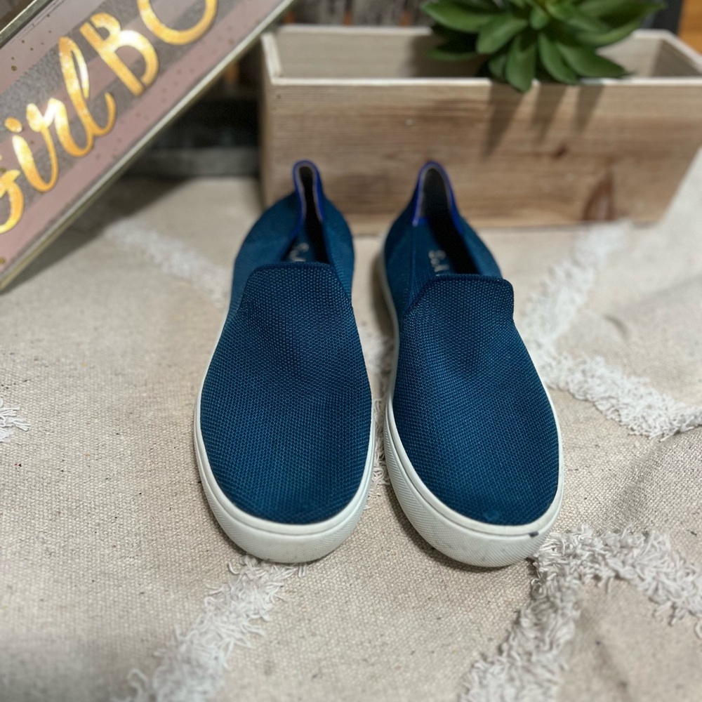 Very Rare Blue Rothys Skip on sneakers